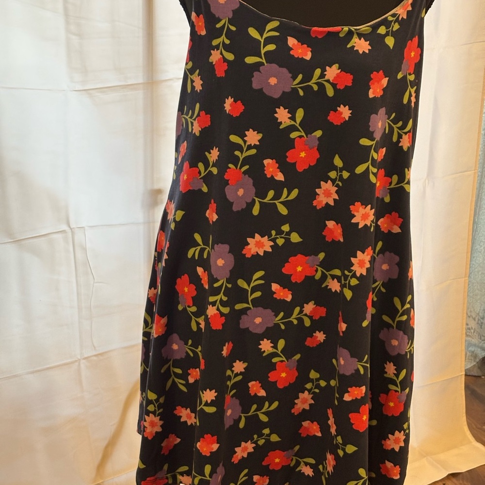 Floral Black Romper